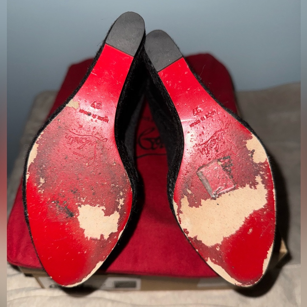Christian Louboutin Deroba 140 Espadrilles | Discontinued Style | CoA | Size 37 - Picture 7 of 15
